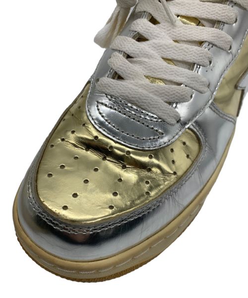 BAPESTA（ベイプスタ）BAPESTA (ベイプスタ) A BATHING APE (アベイシングエイプ) スニーカー シルバー×ゴールド サイズ:28㎝の古着・服飾アイテム