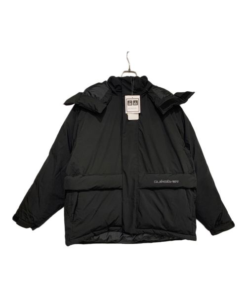 Quiksilver（クイックシルバー）Quiksilver (クイックシルバー) ダウンジャケット ブラック サイズ:Lの古着・服飾アイテム