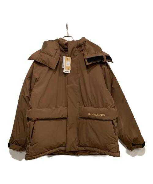 Quiksilver（クイックシルバー）Quiksilver (クイックシルバー) ダウンジャケット ブラウン サイズ:L 未使用品の古着・服飾アイテム