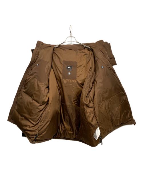Quiksilver（クイックシルバー）Quiksilver (クイックシルバー) ダウンジャケット ブラウン サイズ:L 未使用品の古着・服飾アイテム