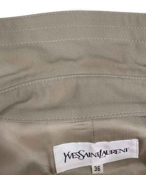Yves Saint Laurent（イヴサンローラン）Yves Saint Laurent (イヴサンローラン) コート グレー サイズ:Sの古着・服飾アイテム