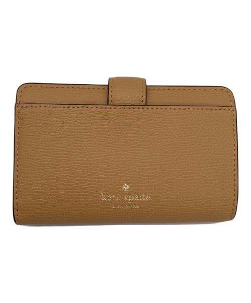 Kate Spade（ケイトスペード）Kate Spade (ケイトスペード) 2つ折り財布 ベージュの古着・服飾アイテム