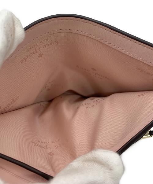 Kate Spade（ケイトスペード）Kate Spade (ケイトスペード) 2つ折り財布 ベージュの古着・服飾アイテム