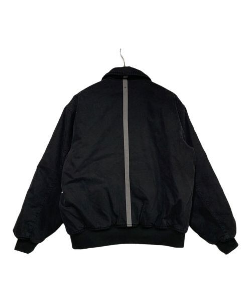 POP TRADING COMPANY（ポップトレーディングカンパニー）POP TRADING COMPANY (ポップトレーディングカンパニー) JOURNAL STANDARD (ジャーナル スタンダード) 別注SMUフライトジャケット ブラック サイズ:Lの古着・服飾アイテム