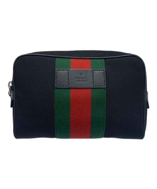 GUCCI（グッチ）GUCCI (グッチ) ウエストバッグ ブラックの古着・服飾アイテム