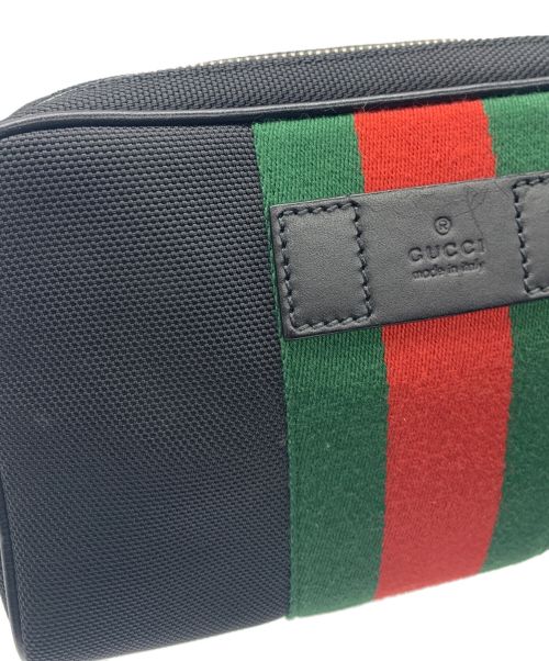 GUCCI（グッチ）GUCCI (グッチ) ウエストバッグ ブラックの古着・服飾アイテム