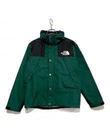 THE NORTH FACE（ザ ノース フェイス）の古着「レインテックスジャケット」｜グリーン×ブラック