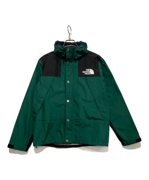 THE NORTH FACE（ザ ノース フェイス）THE NORTH FACE (ザ ノース フェイス) レインテックスジャケット グリーン×ブラック サイズ:Mの古着・服飾アイテム
