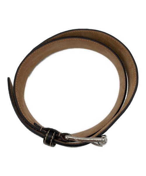 GUCCI（グッチ）GUCCI (グッチ) レザーベルト ブラックの古着・服飾アイテム