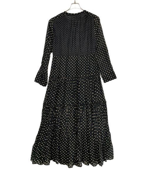 ne quittez pas（ヌキテパ）ne quittez pas (ヌキテパ) ドットワンピース ブラック サイズ:-の古着・服飾アイテム