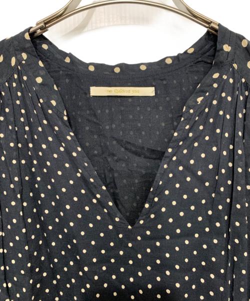 ne quittez pas（ヌキテパ）ne quittez pas (ヌキテパ) ドットワンピース ブラック サイズ:-の古着・服飾アイテム