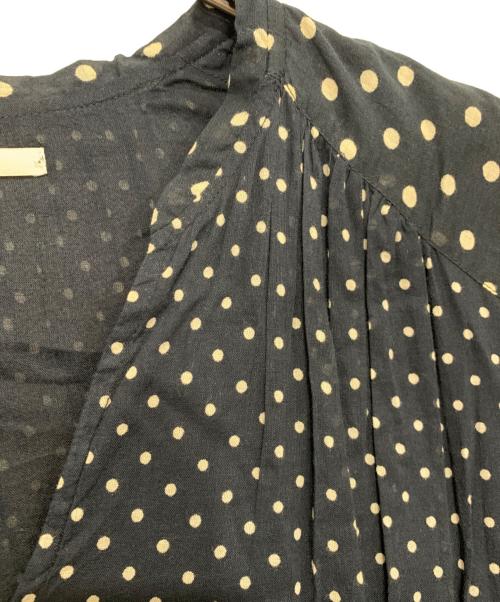 ne quittez pas（ヌキテパ）ne quittez pas (ヌキテパ) ドットワンピース ブラック サイズ:-の古着・服飾アイテム