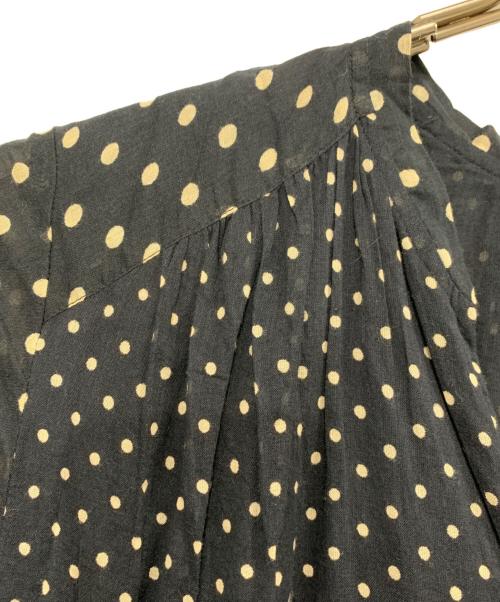 ne quittez pas（ヌキテパ）ne quittez pas (ヌキテパ) ドットワンピース ブラック サイズ:-の古着・服飾アイテム