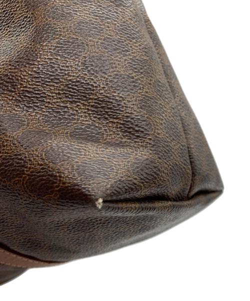 CELINE（セリーヌ）CELINE (セリーヌ) マカダム柄トートバッグ ブラウンの古着・服飾アイテム