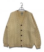 L.L.Beanエルエルビーン）の古着「アランニットカーディガン」｜ベージュ
