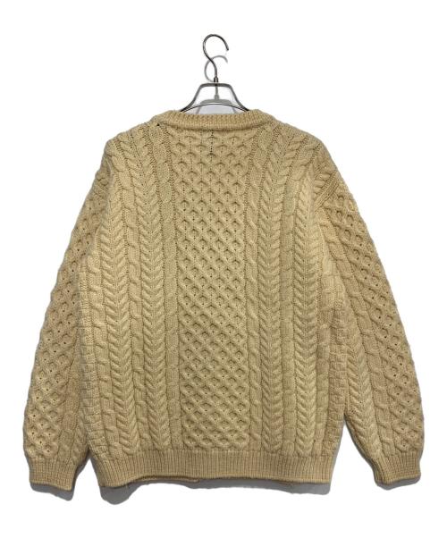 L.L.Bean（エルエルビーン）L.L.Bean (エルエルビーン) アランニットカーディガン ベージュ サイズ:Lの古着・服飾アイテム