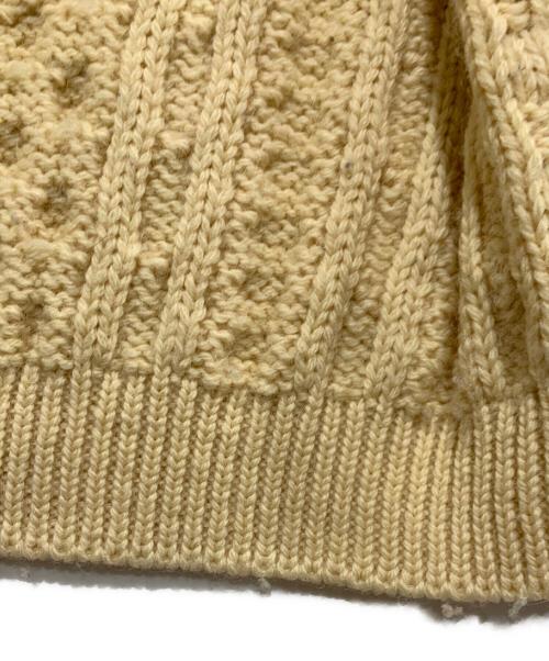 L.L.Bean（エルエルビーン）L.L.Bean (エルエルビーン) アランニットカーディガン ベージュ サイズ:Lの古着・服飾アイテム