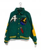 A FEW GOOD KIDSアフューグッドキッズ）の古着「スタジャン」｜グリーン