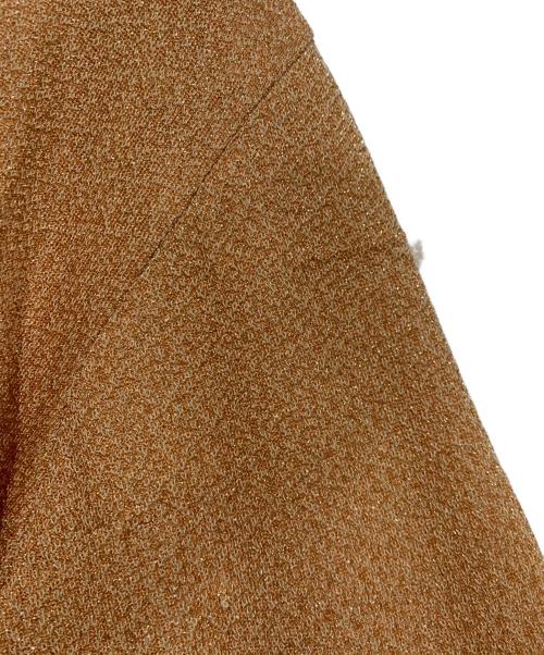 TOGA PULLA（トーガ プルラ）TOGA PULLA (トーガ プルラ) グリッターニットカーディガン オレンジ サイズ:Sの古着・服飾アイテム