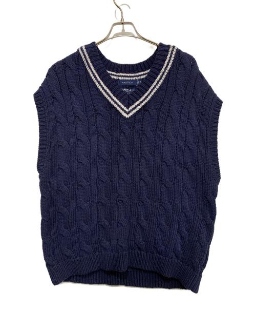 NAUTICA（ノーティカ）NAUTICA (ノーティカ) ベスト ブルー サイズ:Mの古着・服飾アイテム