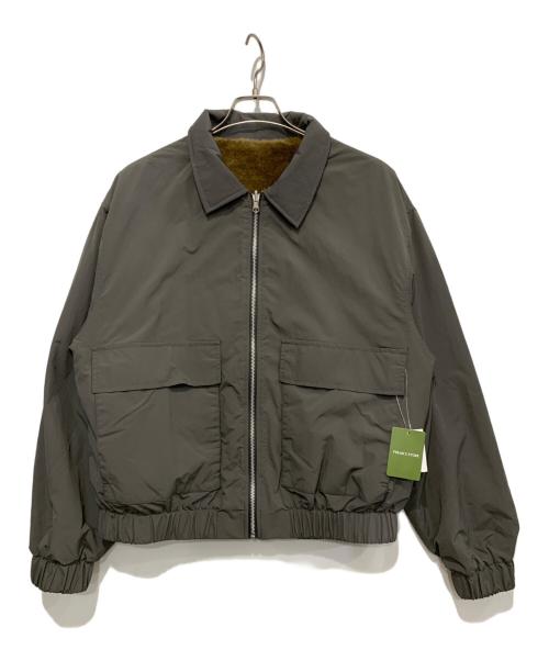 FREAK'S STORE（フリークスストア）FREAK'S STORE (フリークストア) リバーシブルジップブルゾン グレー×ブラウン サイズ:L 未使用品の古着・服飾アイテム