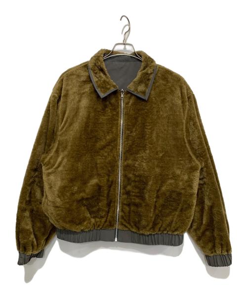 FREAK'S STORE（フリークスストア）FREAK'S STORE (フリークストア) リバーシブルジップブルゾン グレー×ブラウン サイズ:L 未使用品の古着・服飾アイテム