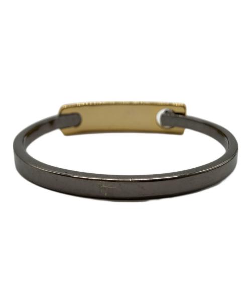 ARMANI EXCHANGE（アルマーニ エクスチェンジ）ARMANI EXCHANGE (アルマーニ エクスチェンジ) バングル ゴールド×シルバーの古着・服飾アイテム