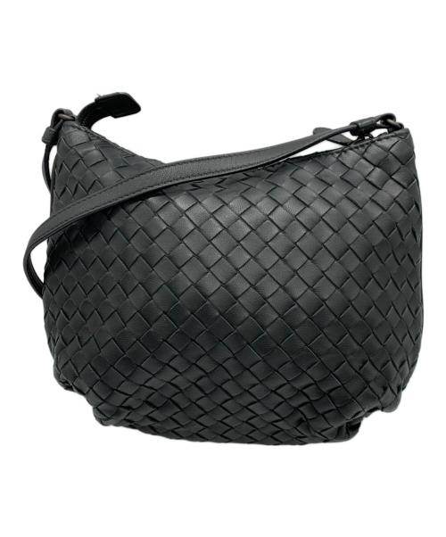 BOTTEGA VENETA（ボッテガベネタ）BOTTEGA VENETA (ボッテガベネタ) ショルダーバッグ ブラックの古着・服飾アイテム