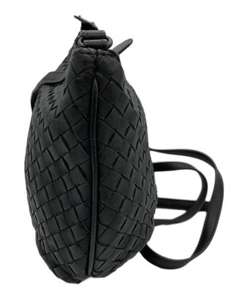 BOTTEGA VENETA（ボッテガベネタ）BOTTEGA VENETA (ボッテガベネタ) ショルダーバッグ ブラックの古着・服飾アイテム