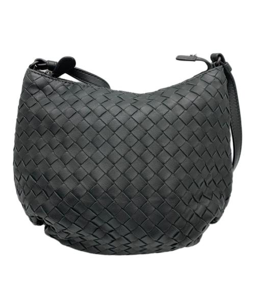 BOTTEGA VENETA（ボッテガベネタ）BOTTEGA VENETA (ボッテガベネタ) ショルダーバッグ ブラックの古着・服飾アイテム