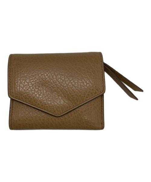 Maison Margiela（メゾンマルジェラ）Maison Margiela (メゾンマルジェラ) 3つ折り財布 ブラウンの古着・服飾アイテム