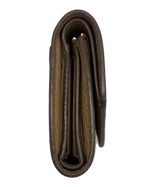 Maison Margiela（メゾンマルジェラ）Maison Margiela (メゾンマルジェラ) 3つ折り財布 ブラウンの古着・服飾アイテム
