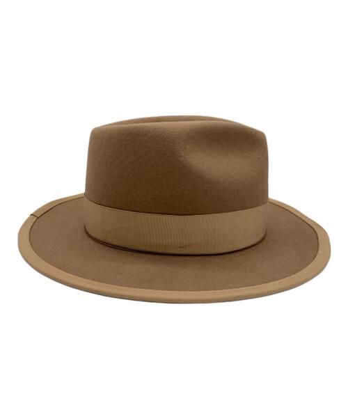 THE H.W.DOG&CO（ザエイチダブリュードッグアンドコー）THE H.W.DOG&CO (ザ エイチダブリュウ ドッグアンドコー) 中折れ帽 ブラウンの古着・服飾アイテム