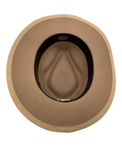 THE H.W.DOG&CO（ザエイチダブリュードッグアンドコー）THE H.W.DOG&CO (ザ エイチダブリュウ ドッグアンドコー) 中折れ帽 ブラウンの古着・服飾アイテム