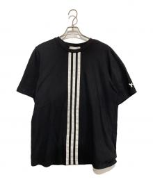 adidas×YOHJI YAMAMOTO（アディダス×ヨウジヤマモト）の古着「Tシャツ」｜ブラック