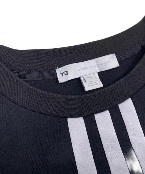 adidas（アディダス）adidas (アディダス) YOHJI YAMAMOTO (ヨウジヤマモト) Tシャツ ブラック サイズ:Mの古着・服飾アイテム