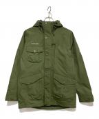 MAMMUTマムート）の古着「マウンテンソフトシェルパーカー」｜グリーン