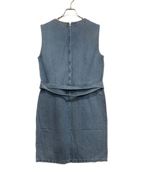 MaxMara（マックスマーラ）MaxMara (マックスマーラ) ノースリーブワンピース インディゴ サイズ:SIZE42の古着・服飾アイテム