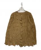 PEPLUM by YOSHIKI HISHINUMAペプラム バイ ヨシキヒシヌマ）の古着「ブラウス」｜ブラウン