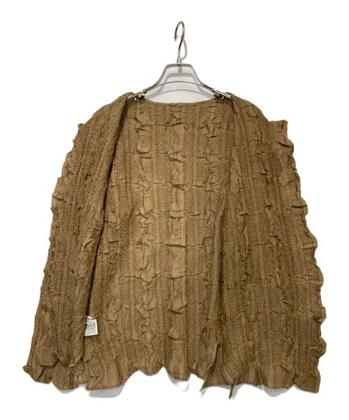 PEPLUM by YOSHIKI HISHINUMA（ペプラム バイ ヨシキヒシヌマ）PEPLUM by YOSHIKI HISHINUMA (ペプラム バイ ヨシキヒシヌマ) ブラウス ブラウン サイズ:Mの古着・服飾アイテム