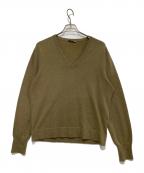 BOTTEGA VENETAボッテガベネタ）の古着「Vネックカシミヤニット」｜カーキ