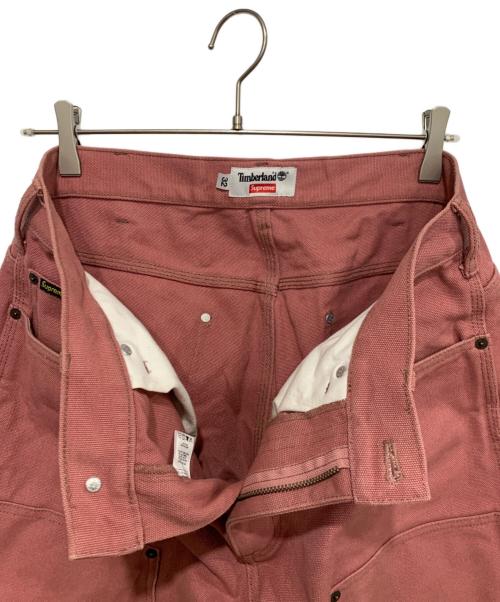 SUPREME（シュプリーム）Supreme (シュプリーム) Timberland (ティンバーランド) ワークパンツ ピンク サイズ:SIZE　32の古着・服飾アイテム