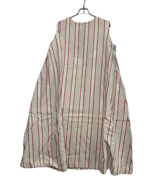 ICHI Antiquites（イチアンティークス）ichi antiquites (イチアンティークス) ワンピース レッド×ベージュ サイズ:FREE 未使用品の古着・服飾アイテム