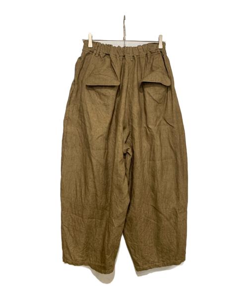 ICHI Antiquites（イチアンティークス）ichi antiquites (イチアンティークス) 麻パンツ ブラウン サイズ:-の古着・服飾アイテム
