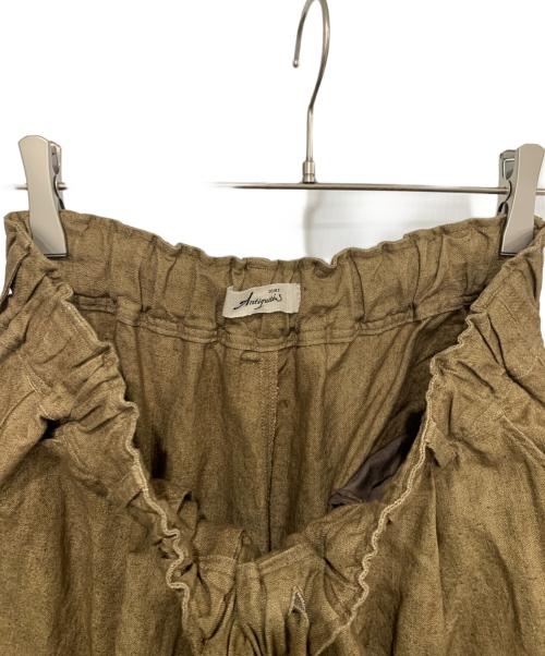ICHI Antiquites（イチアンティークス）ichi antiquites (イチアンティークス) 麻パンツ ブラウン サイズ:-の古着・服飾アイテム