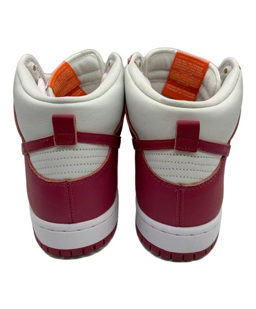 NIKE SB（ナイキエスビー）NIKE SB (ナイキエスビー) Dunk High Pro ホワイト×ピンク サイズ:28㎝の古着・服飾アイテム