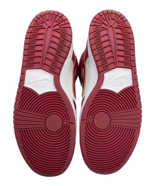 NIKE SB（ナイキエスビー）NIKE SB (ナイキエスビー) Dunk High Pro ホワイト×ピンク サイズ:28㎝の古着・服飾アイテム