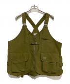 Snow peakスノーピーク）の古着「焚火ベスト」｜カーキ