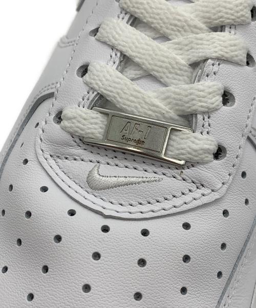 NIKE（ナイキ）NIKE (ナイキ) SUPREME (シュプリーム) AIR FORCE 1 LOW / Supreme ホワイト サイズ:27.5㎝の古着・服飾アイテム