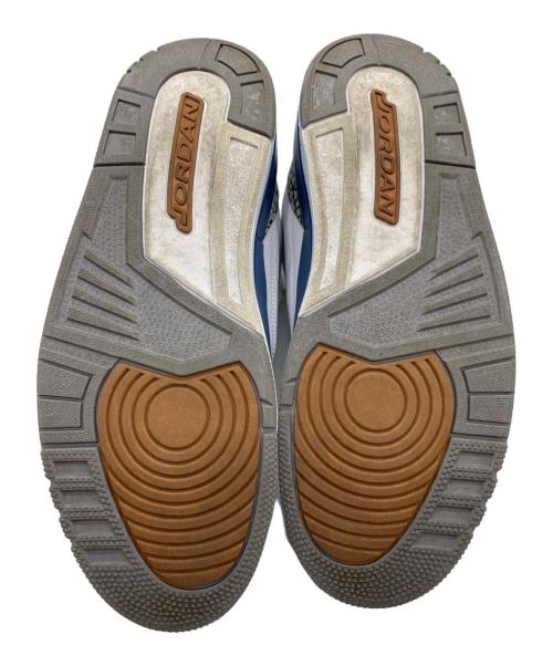 NIKE（ナイキ）NIKE (ナイキ) AIR JORDAN 3 RETRO ホワイト×ブルー サイズ:28の古着・服飾アイテム